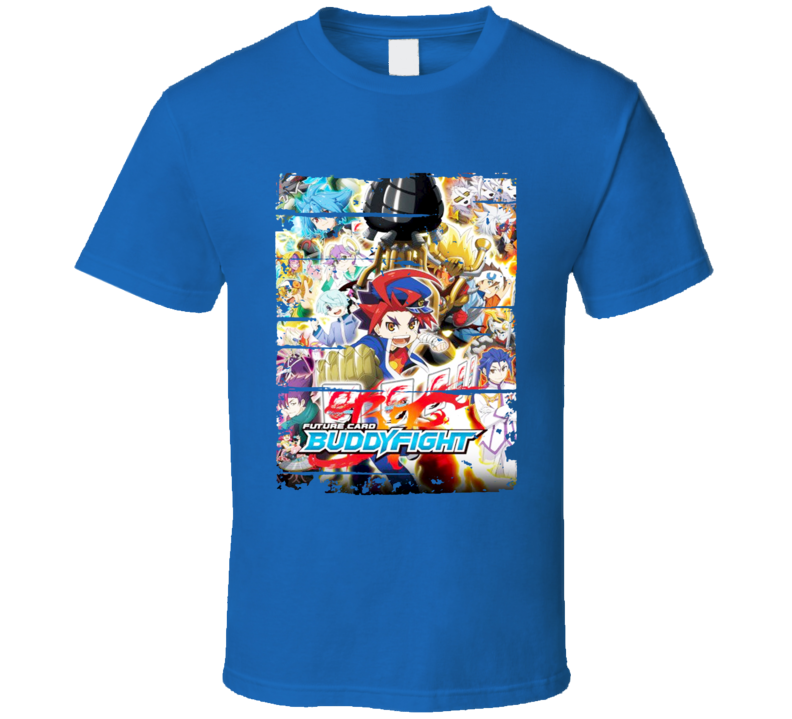 Future Card Buddyfight Anime Battle Card Worn Look Cool T Shirt Future Card Buddyfight Anime Battle Card Worn Look Cool T Shirt