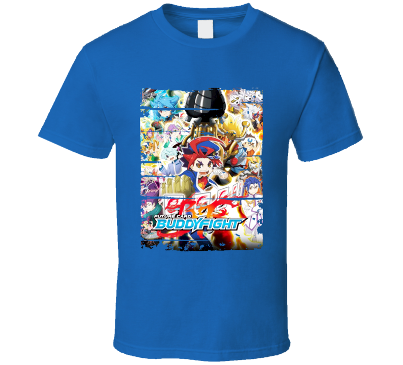 Future Card Buddyfight Anime Battle Card Worn Look Cool T Shirt