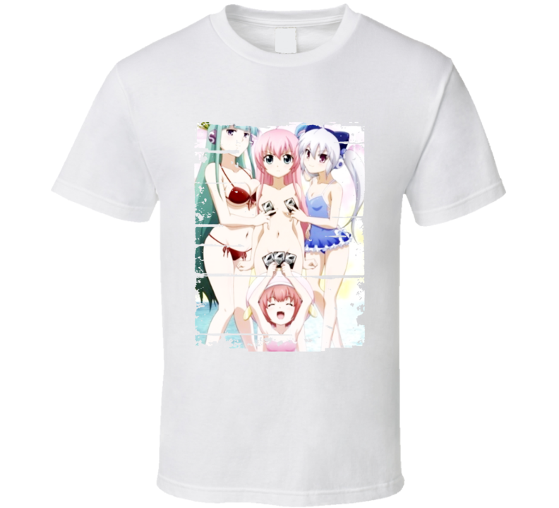 Weiss Survive R Anime Battle Card Worn Look Cool Geek T Shirt