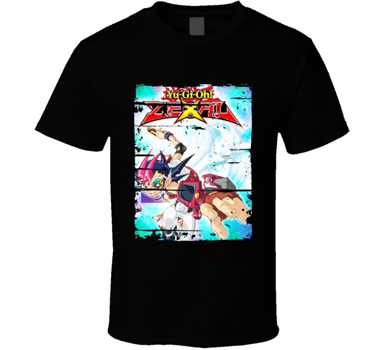 Yu-Gi-Oh Zexal Anime Battle Card Worn Look Cool Geek T Shirt