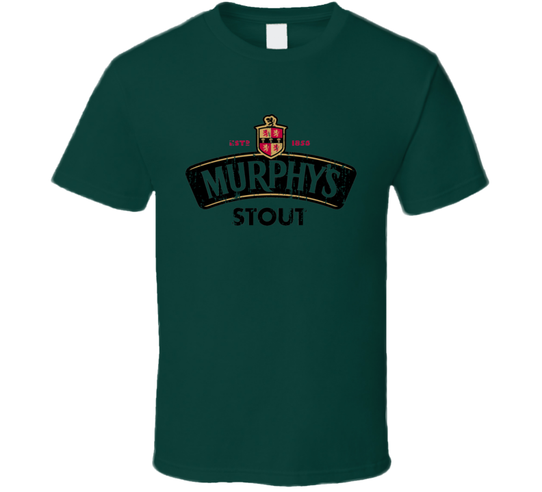 Murphys Stout Irish Beer Lover St Patricks Day Worn Look T Shirt