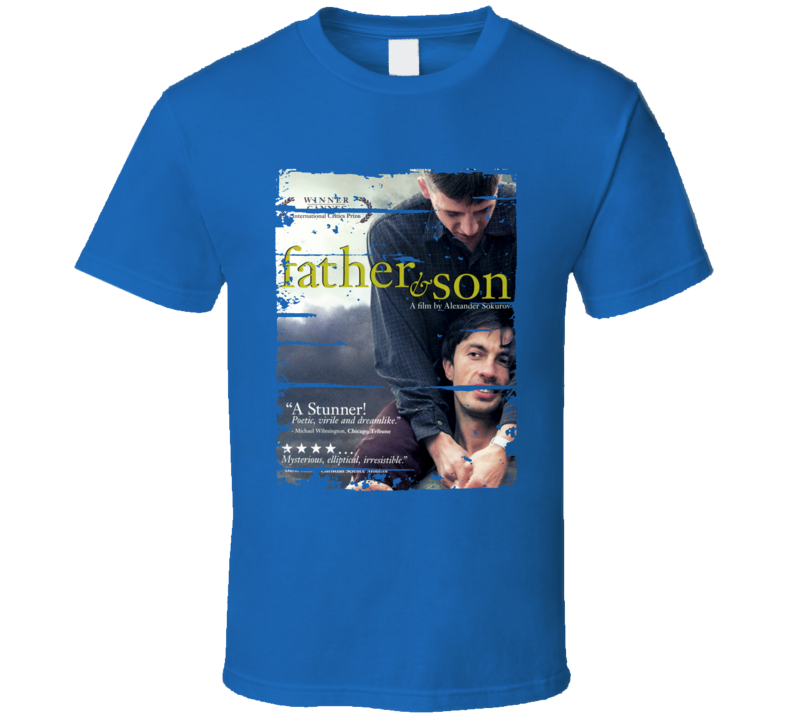 Father and Son Movie Poster Worn Look Cool Dads Gift Gift T Shirt