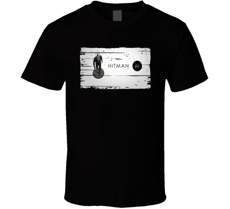 Hitman Go Cool Android App Mobile Game Fan Worn Look T Shirt Hitman Go Cool Android App Mobile Game Fan Worn Look T Shirt
