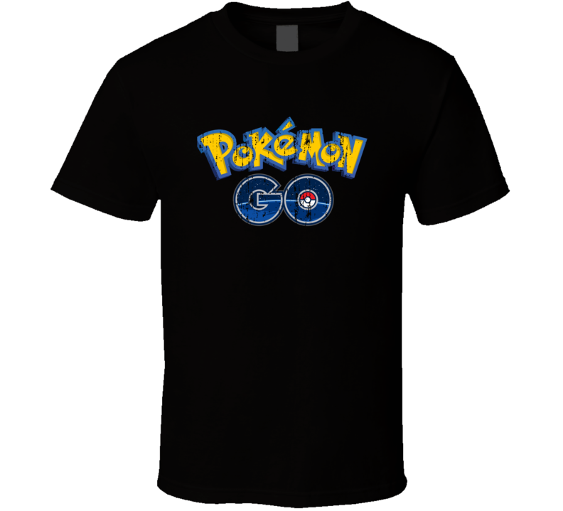 Pokemon Go Cool Android App Mobile Game Fan Worn Look T Shirt Pokemon Go Cool Android App Mobile Game Fan Worn Look T Shirt