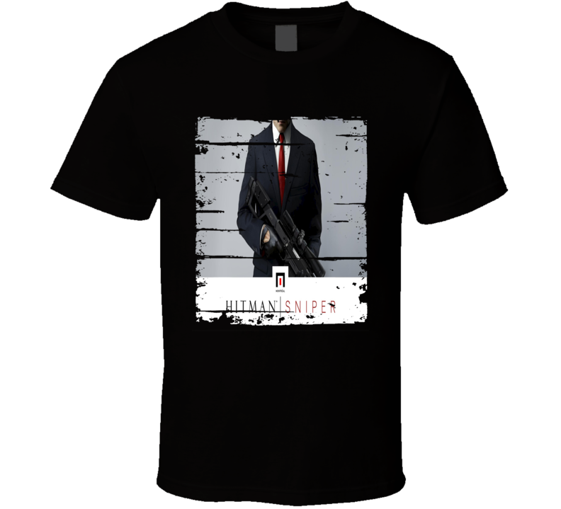 Hitman Sniper Cool Android App Mobile Game Fan Worn Look T Shirt Hitman Sniper Cool Android App Mobile Game Fan Worn Look T Shirt