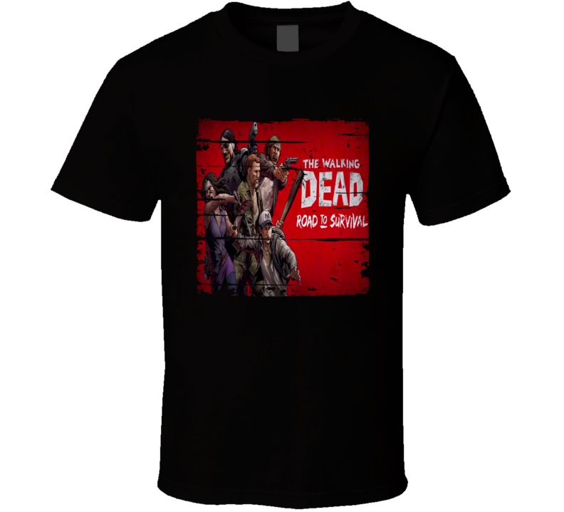 The Walking Dead Road to Survival Cool Android Game Worn Look T Shirt The Walking Dead Road to Survival Cool Android Game Worn Look T Shirt