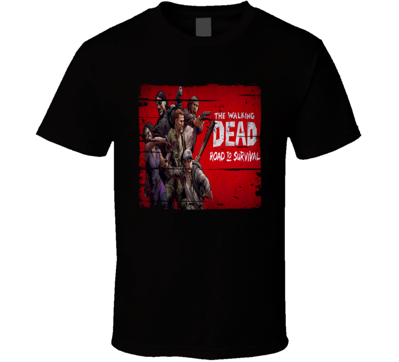 The Walking Dead Road to Survival Cool Android Game Worn Look T Shirt