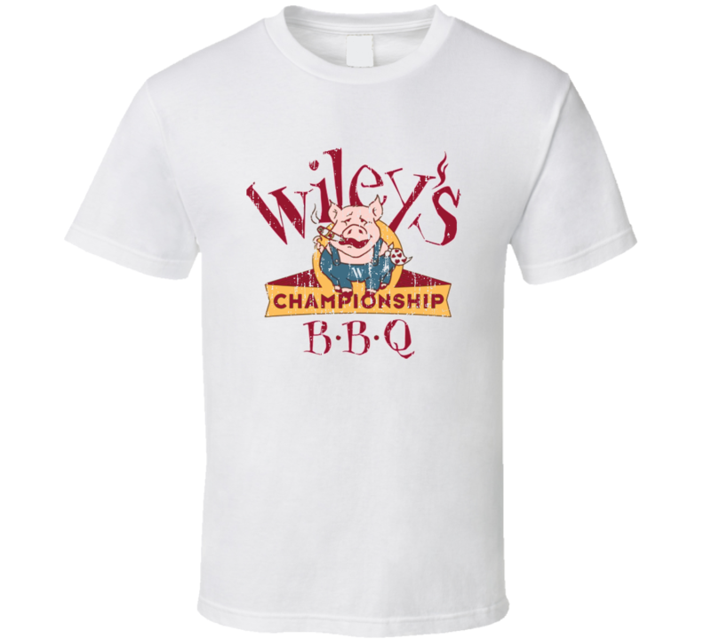 Wiley's Championship BBQ Cookhouse Smoked Foodie Worn Look T Shirt Wiley's Championship BBQ Cookhouse Smoked Foodie Worn Look T Shirt