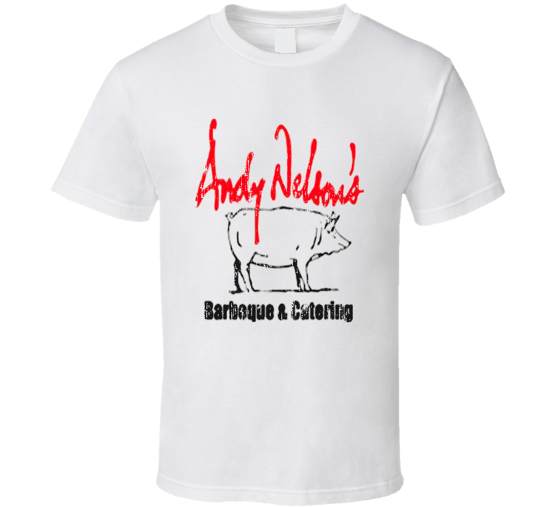 Andy Nelson BBQ Cookhouse Grill Smoked Foodie Worn Look T Shirt Andy Nelson BBQ Cookhouse Grill Smoked Foodie Worn Look T Shirt