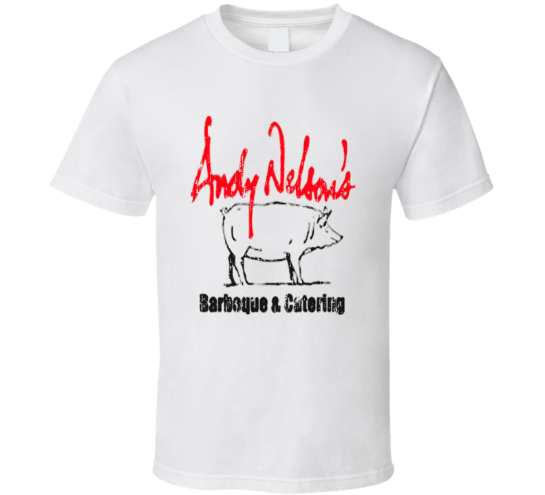 Andy Nelson BBQ Cookhouse Grill Smoked Foodie Worn Look T Shirt