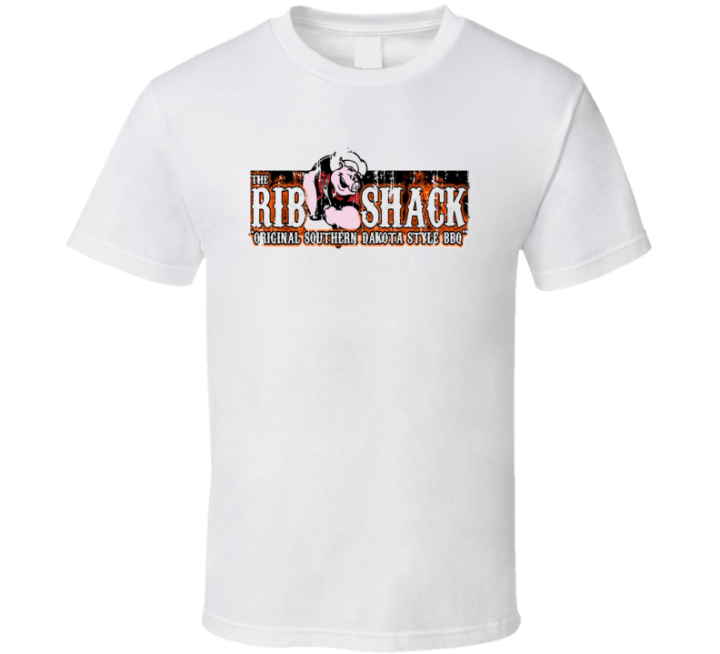 Rib Shack BBQ Cookhouse Grill Smoked Foodie Worn Look T Shirt Rib Shack BBQ Cookhouse Grill Smoked Foodie Worn Look T Shirt