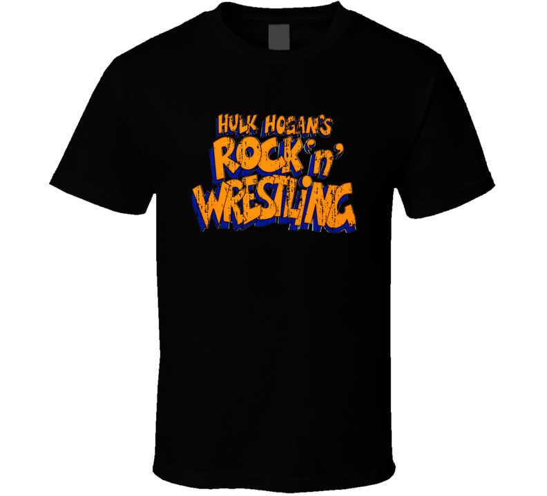 Hulk Hogans Rock N Wrestling Cartoon Fan Worn Look Tv Series T Shirt Hulk Hogans Rock N Wrestling Cartoon Fan Worn Look Tv Series T Shirt