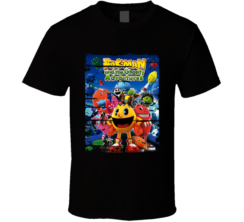 Pacman Ghostly Adventures Cartoon Worn Look Animated Tv Series T Shirt Pacman Ghostly Adventures Cartoon Worn Look Animated Tv Series T Shirt