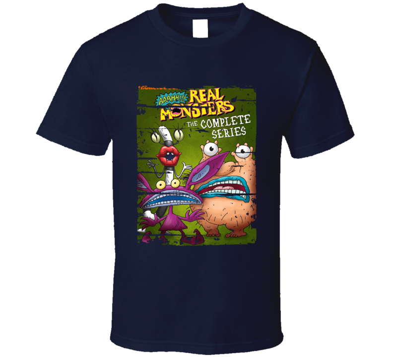 Aaahh!!! Real Monsters Fan Cartoon Worn Look Tv Show Cool T Shirt Aaahh!!! Real Monsters Fan Cartoon Worn Look Tv Show Cool T Shirt