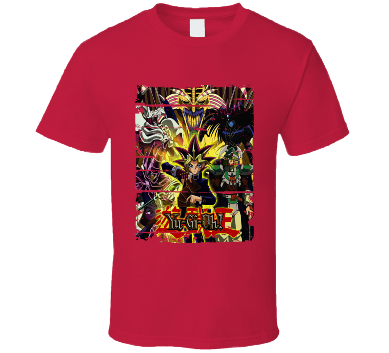 Yu Gi Oh Duel Monsters Cartoon Worn Look Animated Tv Series T Shirt