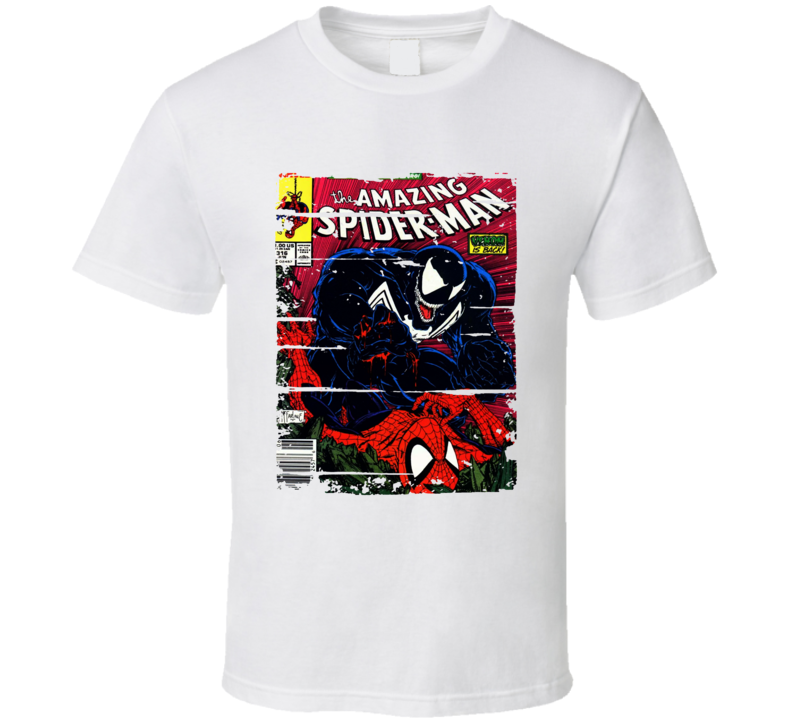The Amazing Spider-man Cartoon Worn Look Animatd Tv Series T Shirt The Amazing Spider-man Cartoon Worn Look Animatd Tv Series T Shirt