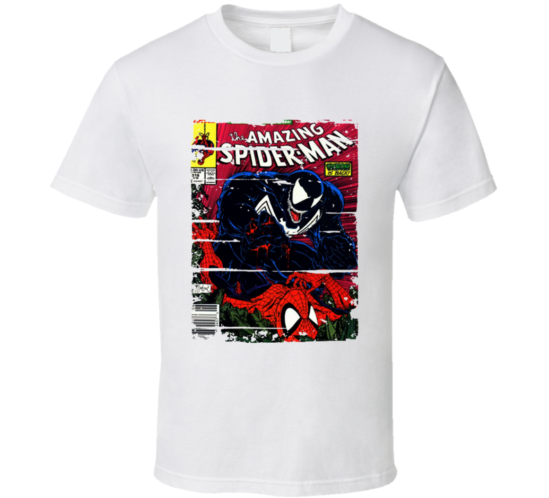 The Amazing Spider-man Cartoon Worn Look Animatd Tv Series T Shirt