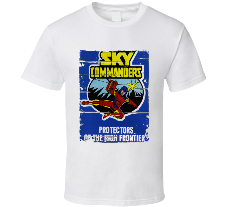 Sky Commanders Protectors Cartoon Worn Look Tv Show Cool T Shirt Sky Commanders Protectors Cartoon Worn Look Tv Show Cool T Shirt