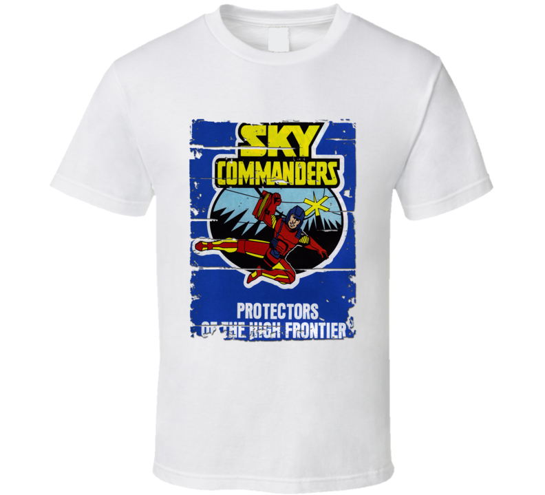 Sky Commanders Protectors Cartoon Worn Look Tv Show Cool T Shirt