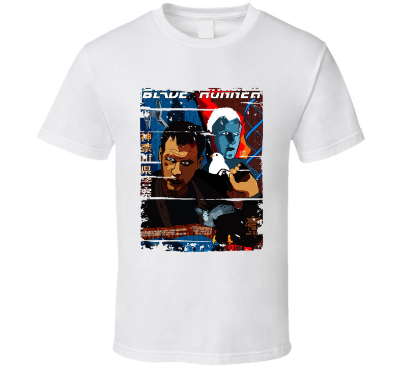 Blade Runner Cartoon Worn Look Animated Tv Series T Shirt Blade Runner Cartoon Worn Look Animated Tv Series T Shirt