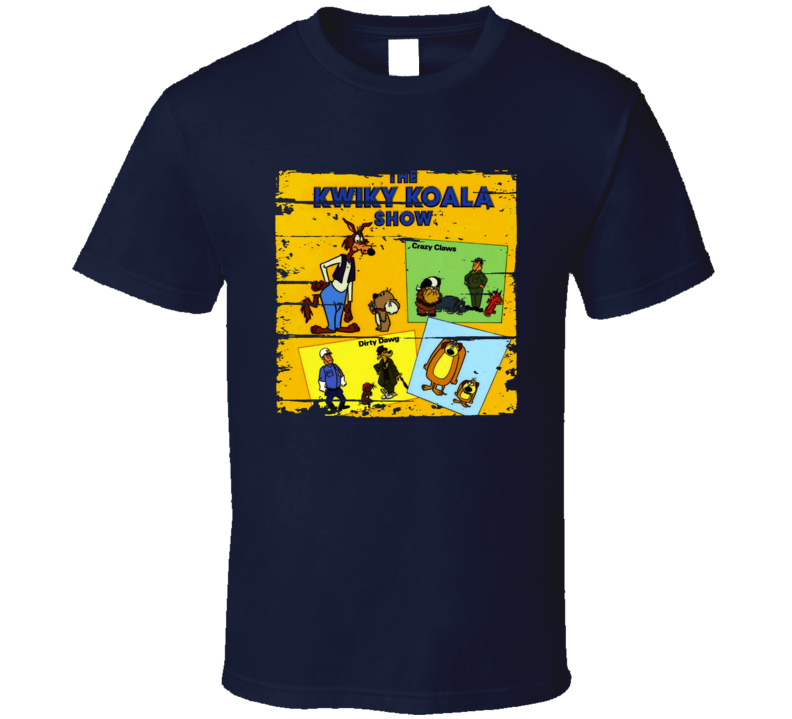 Kwicky Koala Show Cartoon Worn Look Animated Tv Series T Shirt Kwicky Koala Show Cartoon Worn Look Animated Tv Series T Shirt