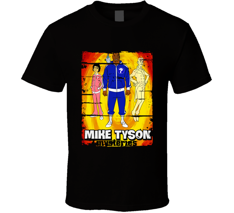 Mike Tyson Mysteries Cartoon Worn Look Animated Tv Series T Shirt