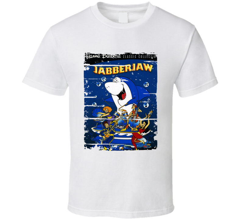 Jabberjaw Cartoon Worn Look Animated Tv Series T Shirt