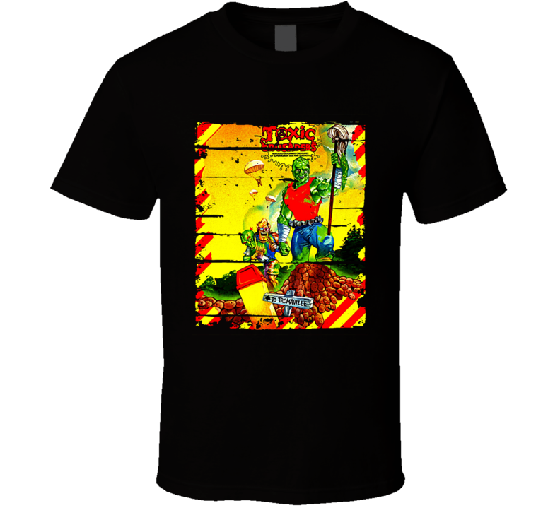 Toxic Crusaders Cartoon Worn Look Animated Tv Series T Shirt