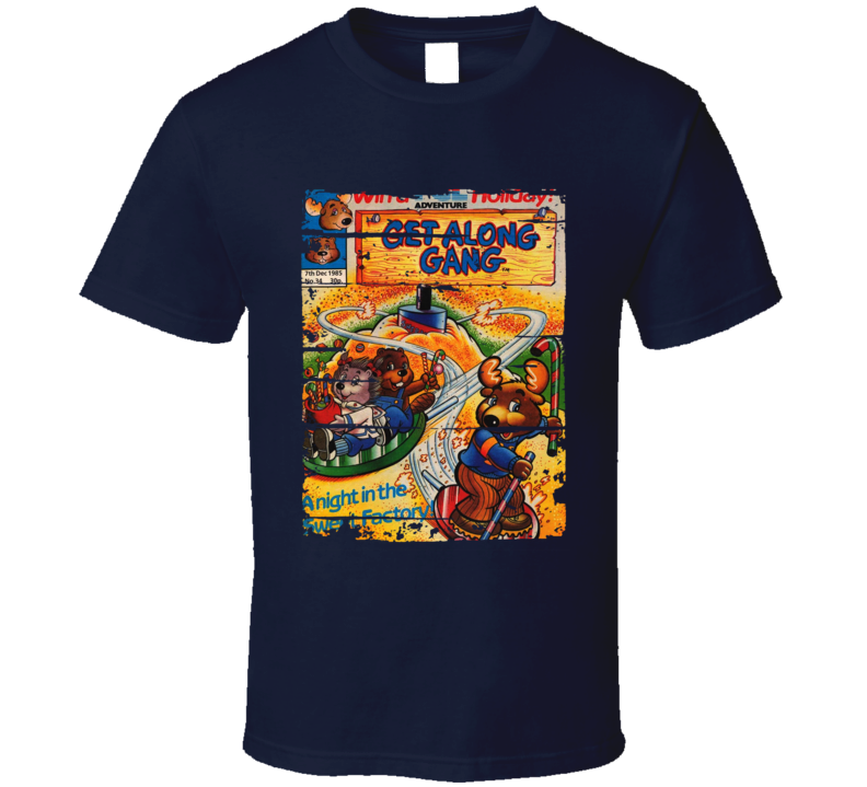 The Get Along Gang Cartoon Worn Look Animated Tv Series T Shirt