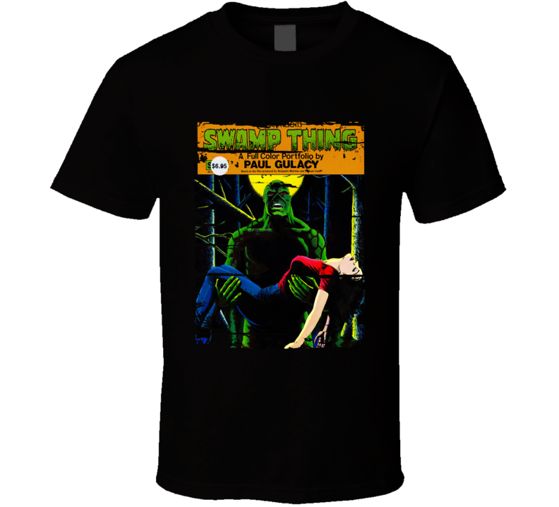 Swamp Thing Classic Cartoon Worn Look Animated Tv Series T Shirt