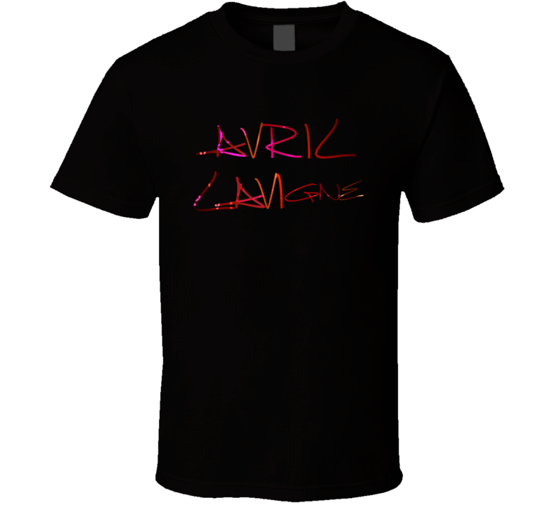 Avril Lavigne Signature Trending Celebrity Autographed T Shirt