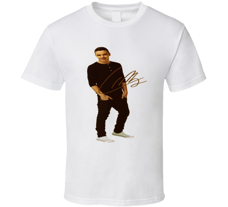 Liam Payne Signature Trending Celebrity Autographed T Shirt Liam Payne Signature Trending Celebrity Autographed T Shirt