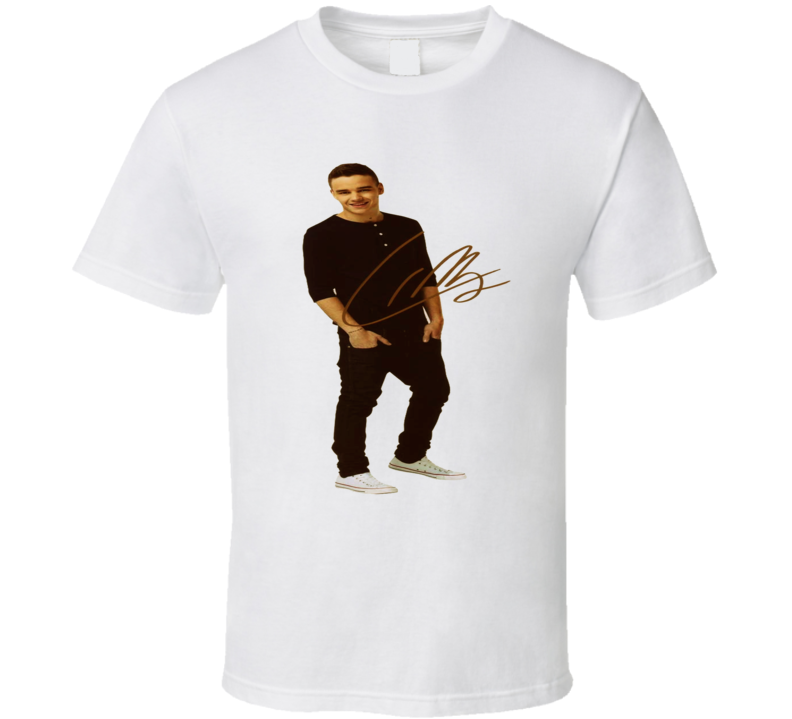 Liam Payne Signature Trending Celebrity Autographed T Shirt