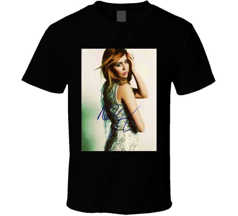 Miley Cyrus Signature Trending Celebrity Autographed T Shirt