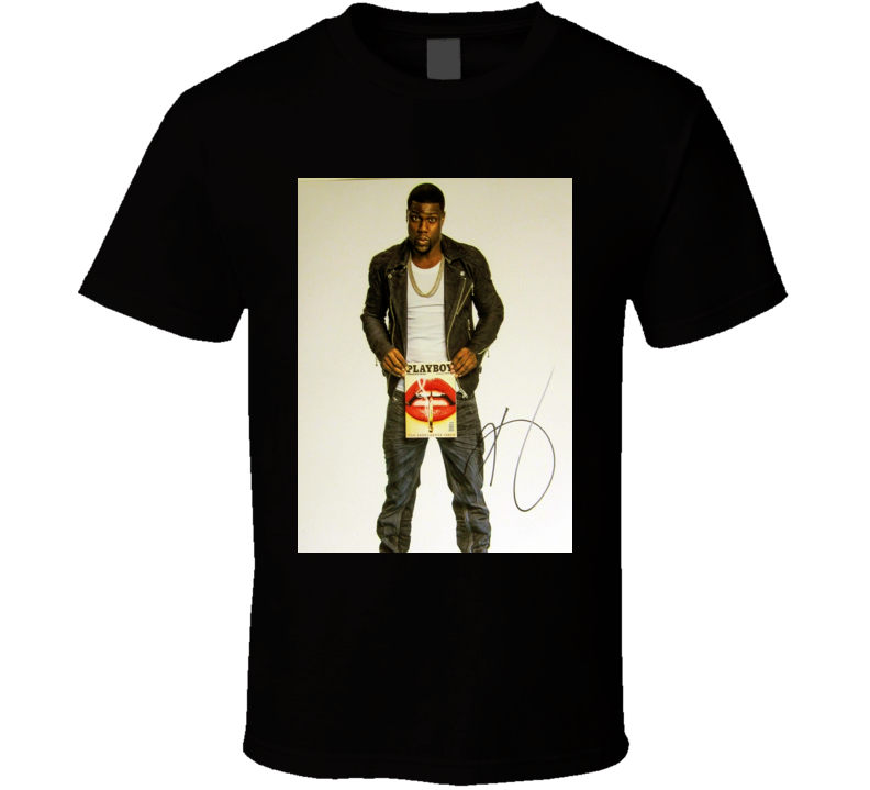 Kevin Hart Comedian Signature Trending Celebrity Autographed T Shirt