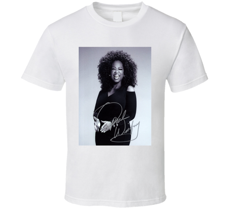 Oprah Winfrey Signature Trending Celebrity Autographed T Shirt