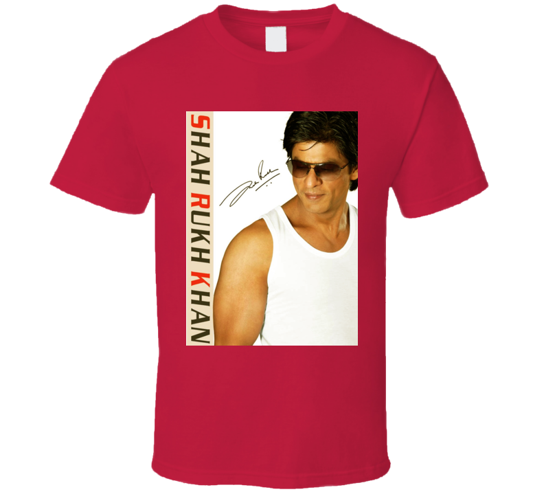 Shah Rukh Khan Signature Trending Celebrity Autographed T Shirt