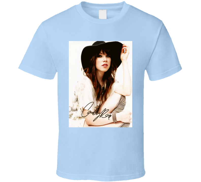 Carly Rae Jepsen Signature Trending Celebrity Autographed T Shirt Carly Rae Jepsen Signature Trending Celebrity Autographed T Shirt