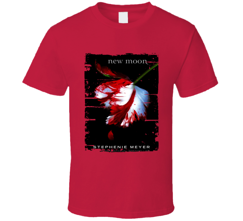 New Moon Book Lover Worn Look Awesome Literary T Shirt