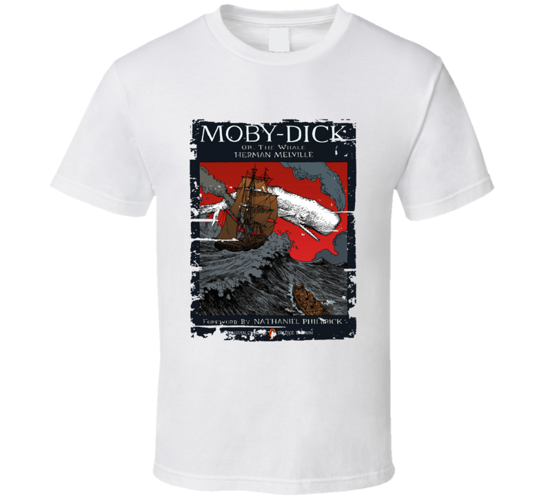 Moby Dick Book Lover Worn Look Awesome Literary T Shirt Moby Dick Book Lover Worn Look Awesome Literary T Shirt