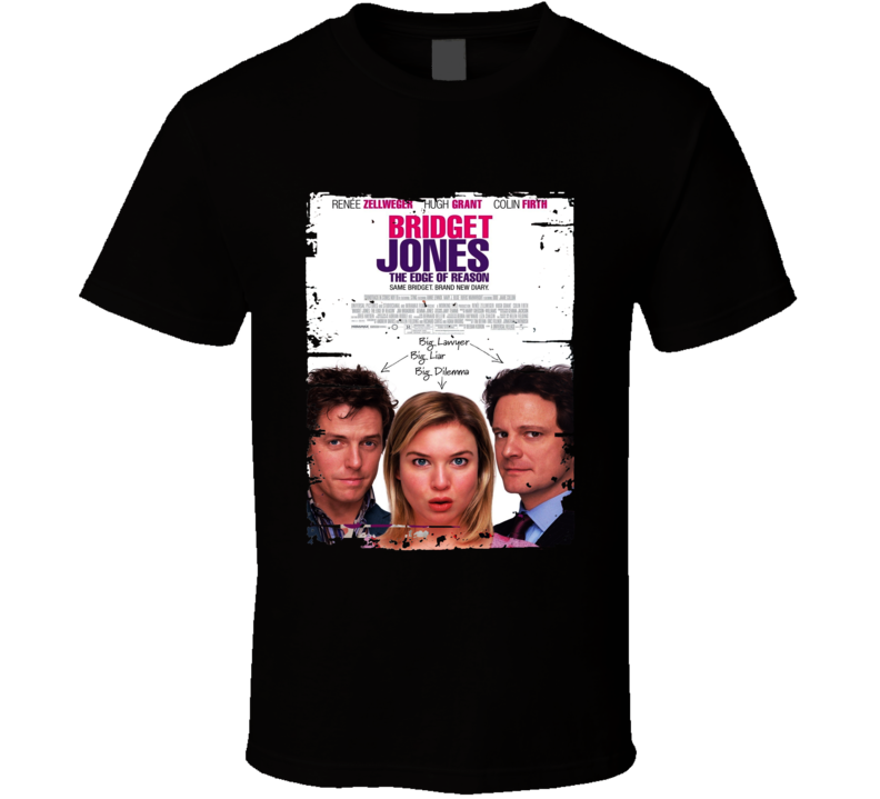 Bridget Jones The Edge Of Reason Worn Look Awesome Literary T Shirt 21