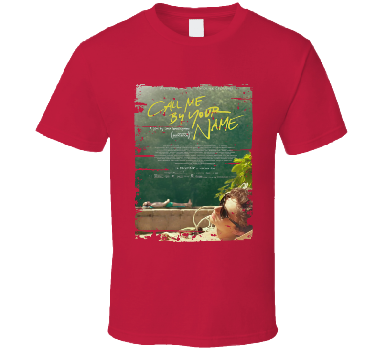 Call Me By Your Name Poster Cool Film Worn Look Movie Fan T Shirt Call Me By Your Name Poster Cool Film Worn Look Movie Fan T Shirt