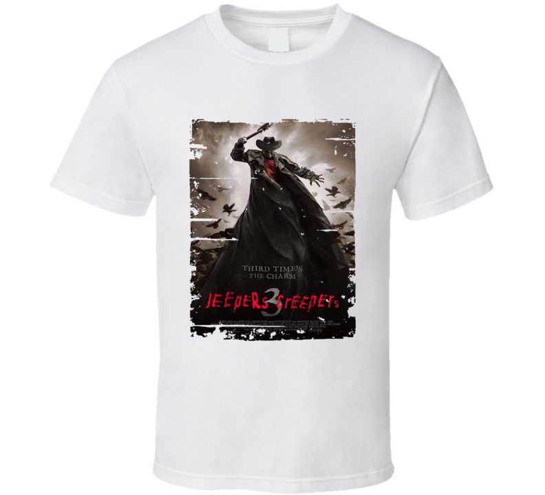 Jeepers Creepers Iii Poster Cool Film Worn Look Movie Fan T Shirt