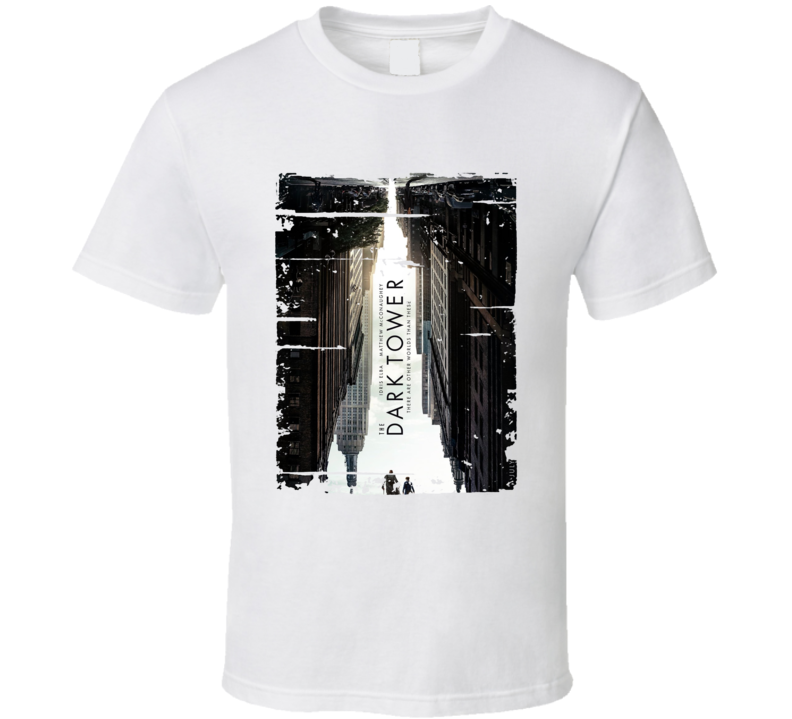 The Dark Tower Poster Cool Film Worn Look Movie Fan T Shirt The Dark Tower Poster Cool Film Worn Look Movie Fan T Shirt
