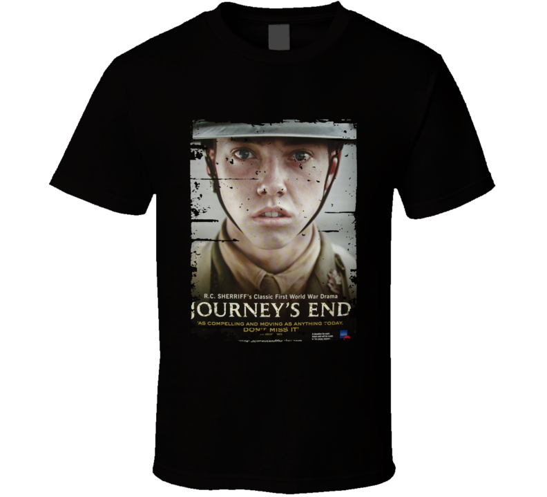 Journey's End Poster Cool Film Worn Look Movie Fan T Shirt