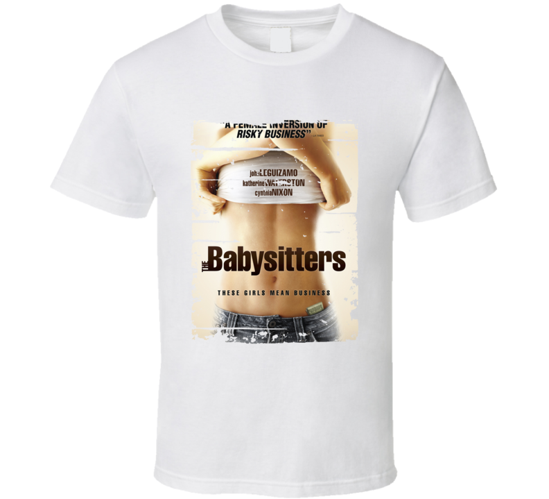 The Babysitter Poster Cool Film Worn Look Movie Fan T Shirt The Babysitter Poster Cool Film Worn Look Movie Fan T Shirt