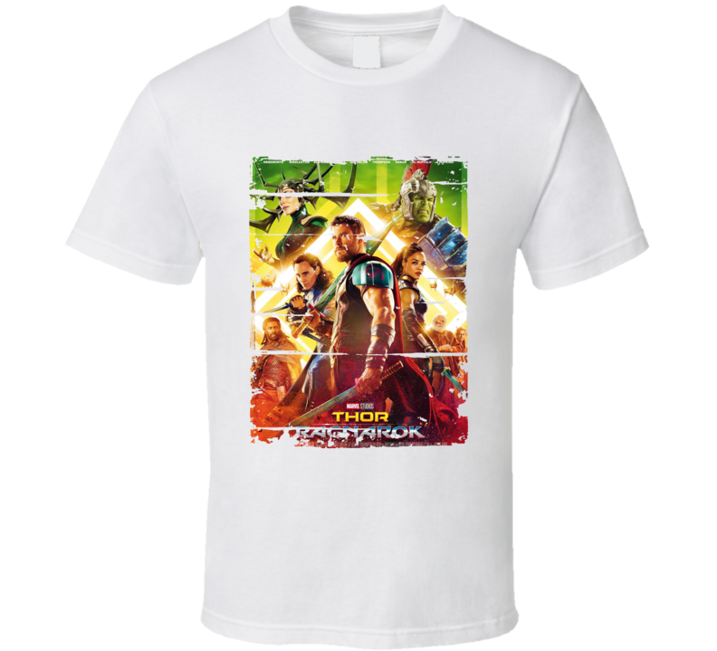 Thor Ragnarok Poster Cool Film Worn Look Movie Fan T Shirt Thor Ragnarok Poster Cool Film Worn Look Movie Fan T Shirt