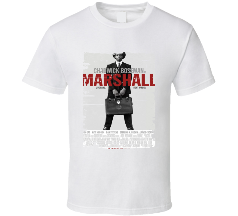 Marshall Poster Cool Film Worn Look Movie Fan T Shirt