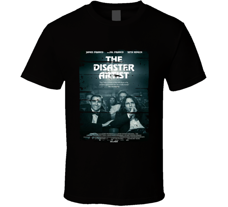 The Disaster Artist Poster Cool Film Worn Look Movie Fan T Shirt The Disaster Artist Poster Cool Film Worn Look Movie Fan T Shirt