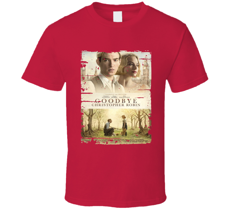 Goodbye Christopher Robin Poster Cool Film Worn Look Movie Fan T Shirt Goodbye Christopher Robin Poster Cool Film Worn Look Movie Fan T Shirt